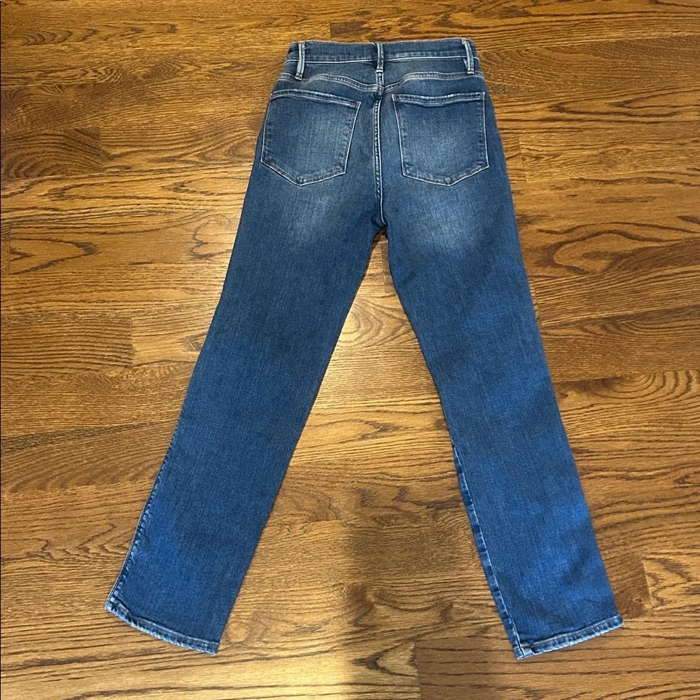 Frame Le sylvie slender straight-leg Jeans size 26 distressed